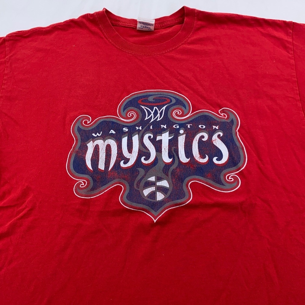 vintage WASHINGTON MYSTICS‎ T-Shirt XL wnba basketball sports